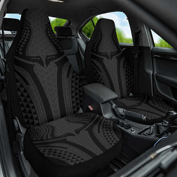 Hawaiian Kakau Art Tattoos Aquaman Style Car Seat Cover Black Version LT03