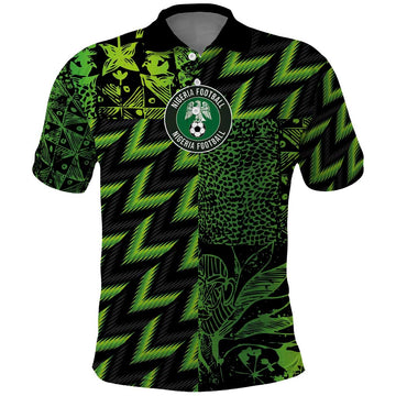 Custom Nigeria Football Polo Shirt Super Eagles Champions LT03