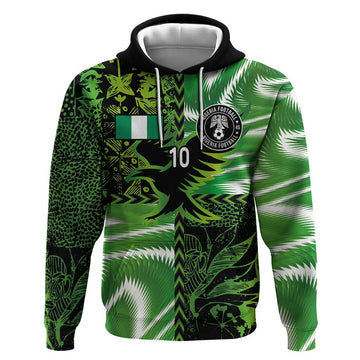 Custom Nigeria Football Hoodie Super Eagles Spirit LT03