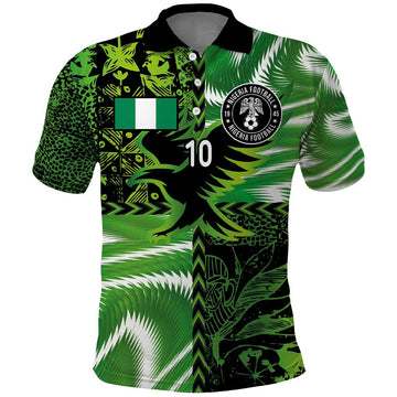 Custom Nigeria Football Polo Shirt Super Eagles Spirit LT03
