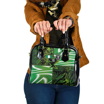 Custom Nigeria Football Shoulder Handbag Super Eagles Spirit LT03