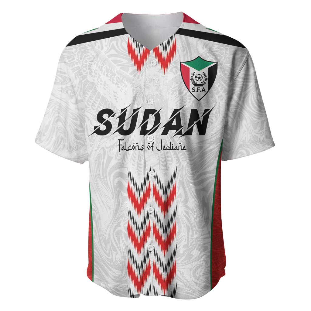 Custom Sudan Football Baseball Jersey Wings of Victory - Go Falcons of Jediane LT03
