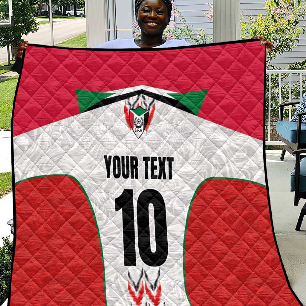 Custom Sudan Football Quilt Wings of Victory - Go Falcons of Jediane LT03