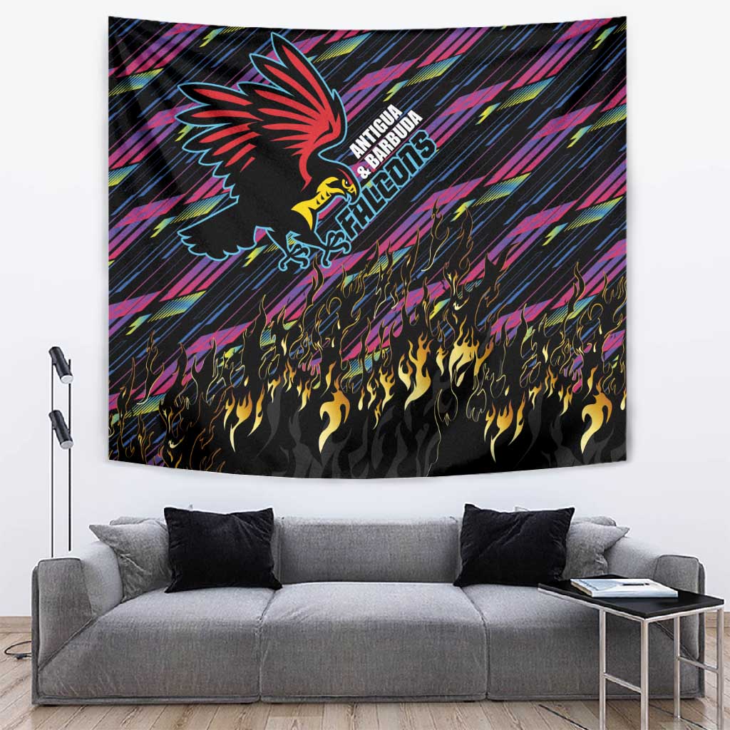 Antigua & Barbuda Cricket Falcons Tapestry Through The Fire-Go Glory LT03