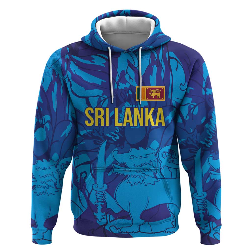 Custom Sri Lanka Cricket Royal Blue Warrior Hoodie LT03