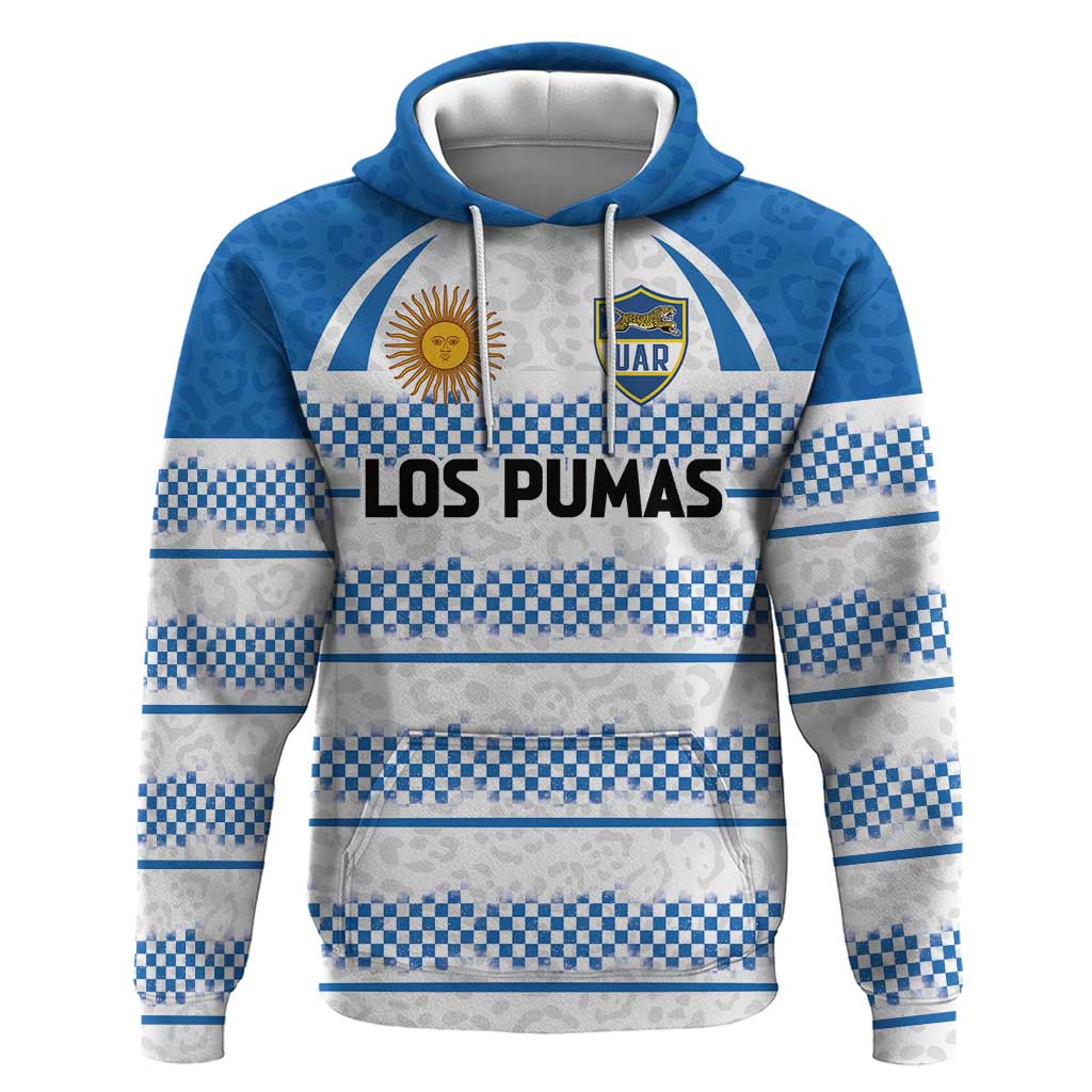 Argentina Rugby Custom Hoodie Los Pumas Jaguar Race Style LT03