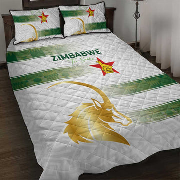 Zimbabwe Rugby Champions of Africa Quilt Bed Set The Gold Sables Version LT03