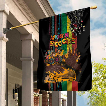 Afro-Caribbean Garden Flag African and Reggae Art Music LT03