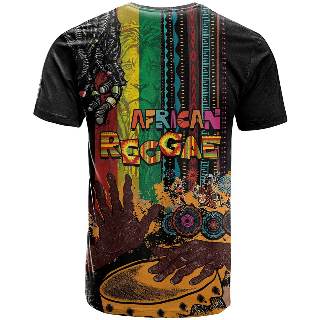 Afro-Caribbean T shirt African and Reggae Art Music LT03
