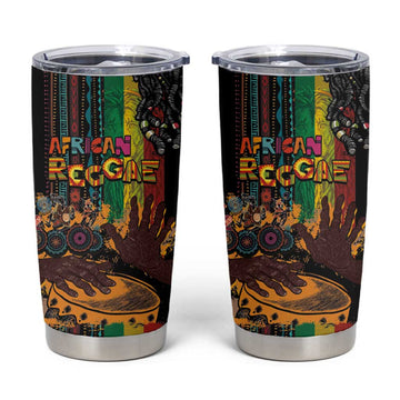 Afro-Caribbean Tumbler Cup African and Reggae Art Music LT03