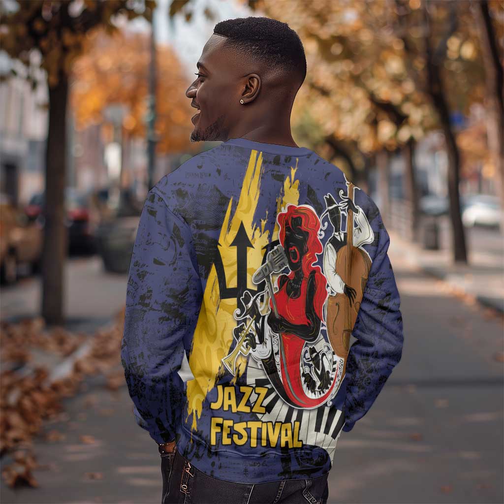 Afro-Barbados Jazz Festival Sweatshirt Abstract Jazz Art LT03
