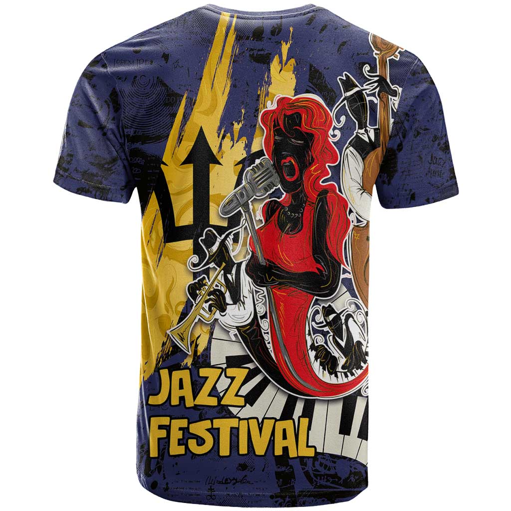 Afro-Barbados Jazz Festival T shirt Abstract Jazz Art LT03