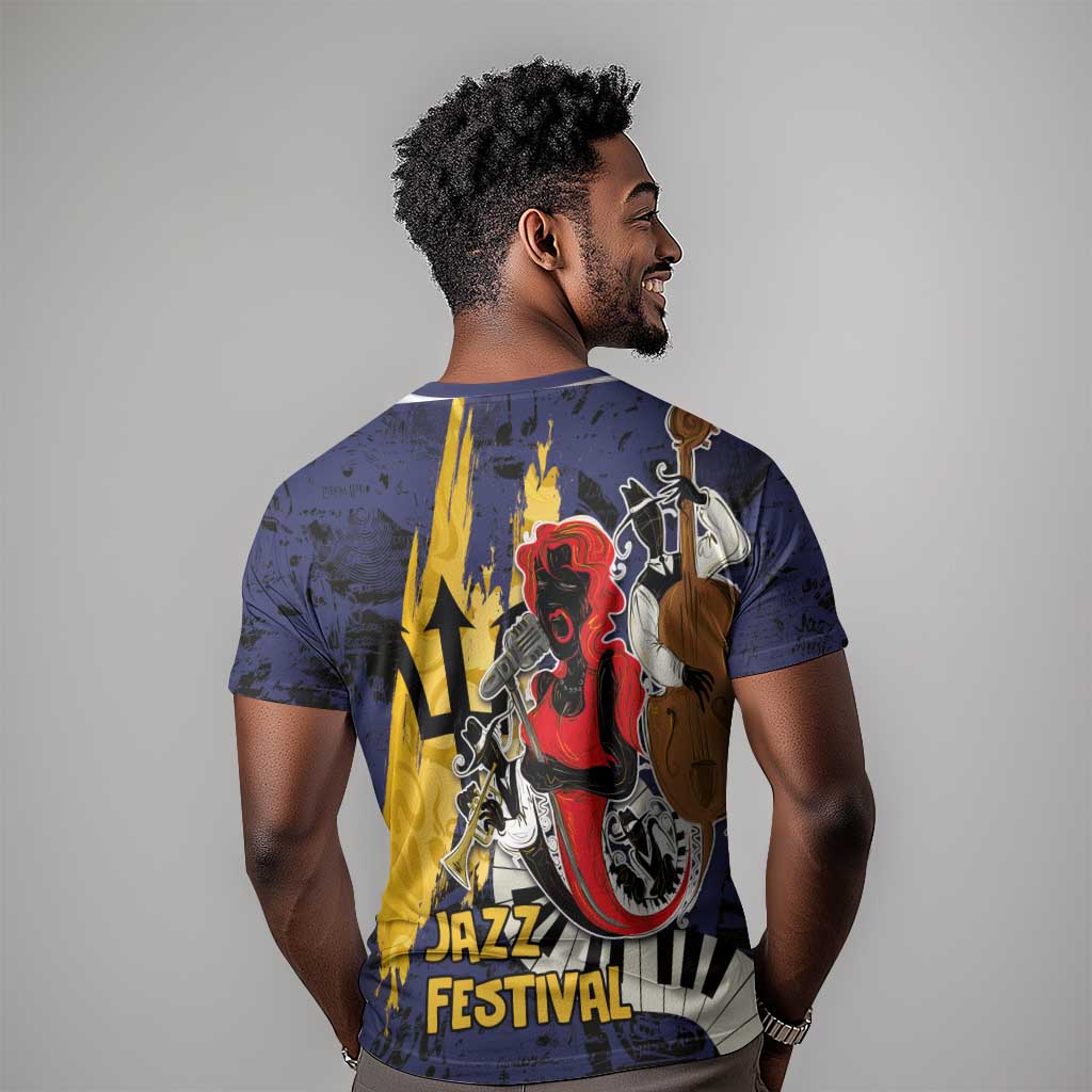 Afro-Barbados Jazz Festival T shirt Abstract Jazz Art LT03