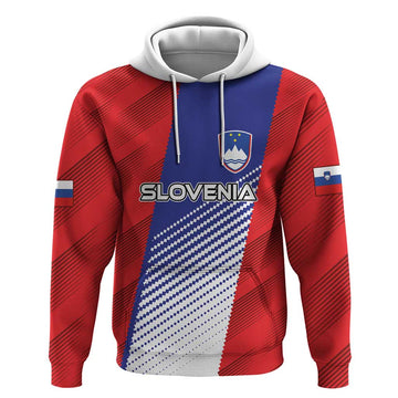 Custom Slovenia Football 2024 Go Champion Hoodie LT03