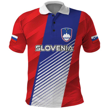 Custom Slovenia Football 2024 Go Champion Polo Shirt LT03