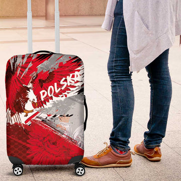Polska Eagle Luggage Cover Poland Sporty Grunge Style LT03