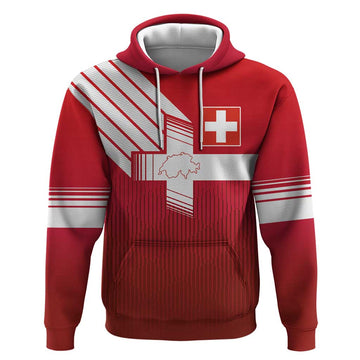 Custom Swiss Football Jersey for The Champions Hoodie LT03
