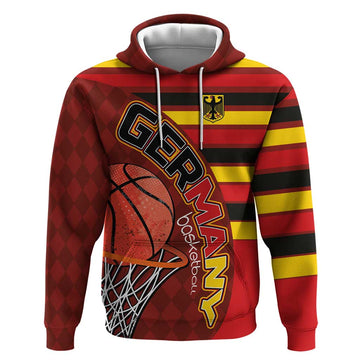 Basketball Fan Jersey Germany Hoodie Die Mannschaft 2025 LT03