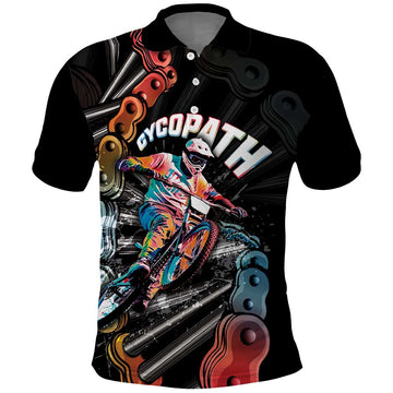 Cycopath Funny Cycling Polo Shirt Cycling lovers LT05