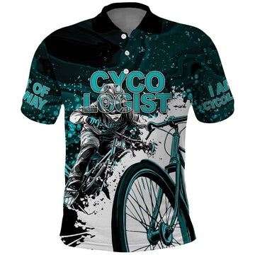 Cycologist Cycling Polo Shirt Grunge Style LT05