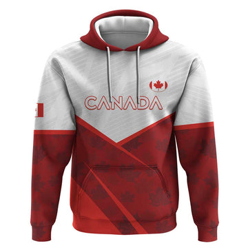 Custom Canada Rugby 2024 Hoodie Go Canada Simple Style LT05