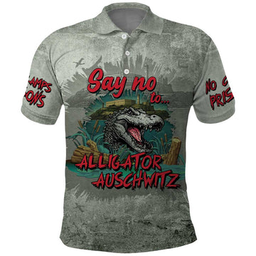 Say No To Alligator Auschwitz Polo Shirt LT05