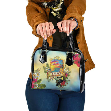 Belize Toucan Shoulder Handbag Belizean Pride Retro Style LT05