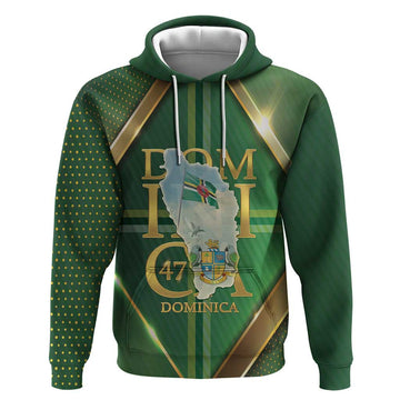 Dominica Independence Day Hoodie 47 Years Of Freedom LT05