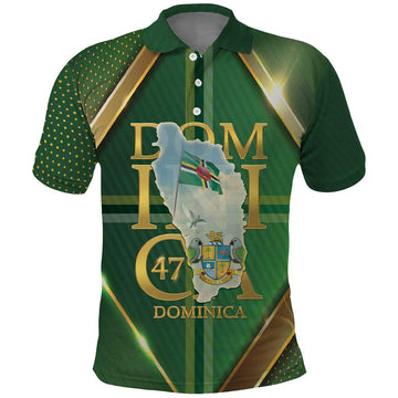 Dominica Independence Day Polo Shirt 47 Years Of Freedom LT05