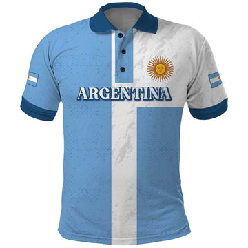 Custom Argentina 2024 Football Polo Shirt Sport Style LT05