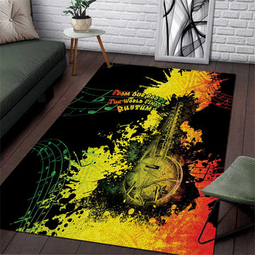 Afro Music Pride Area Rug From Our Roots The World Finds Rhythm LT05