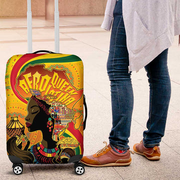 Afro Latina Queen Luggage Cover The Beauty Of Black Women LT05