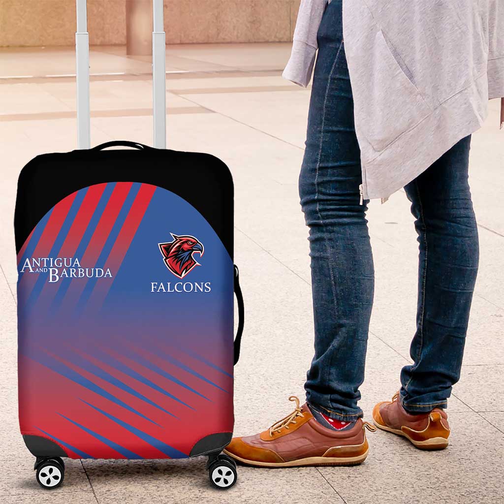 Antigua and Barbuda Cricket Luggage Cover Falcons Unstoppable LT05