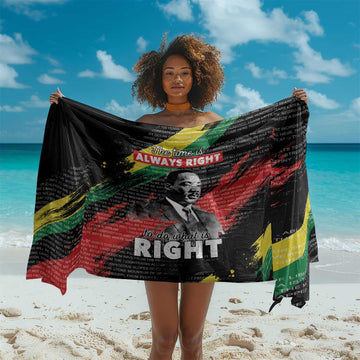 MLK Honoring The Legacy Sarong Black Version LT05