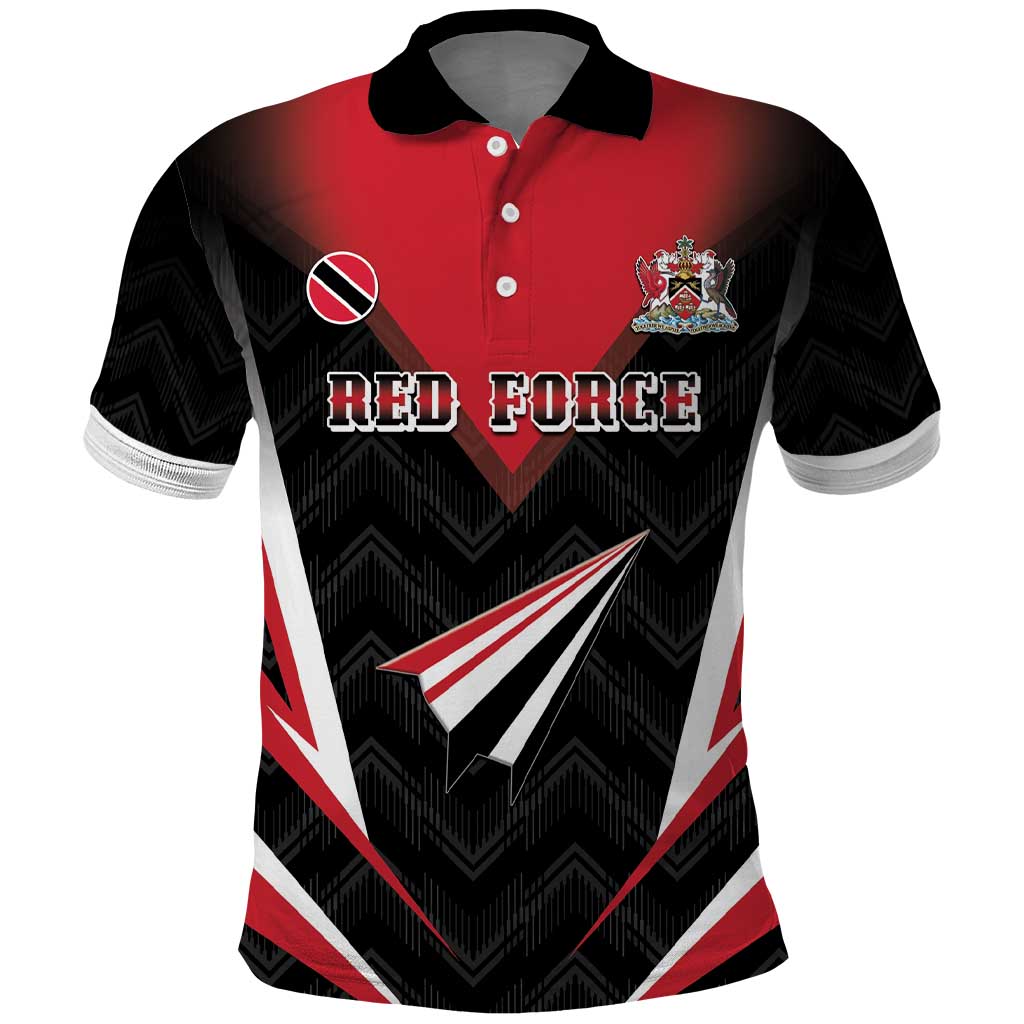 Custom Trinidad And Tobago Cricket Polo Shirt Go Red Force LT05