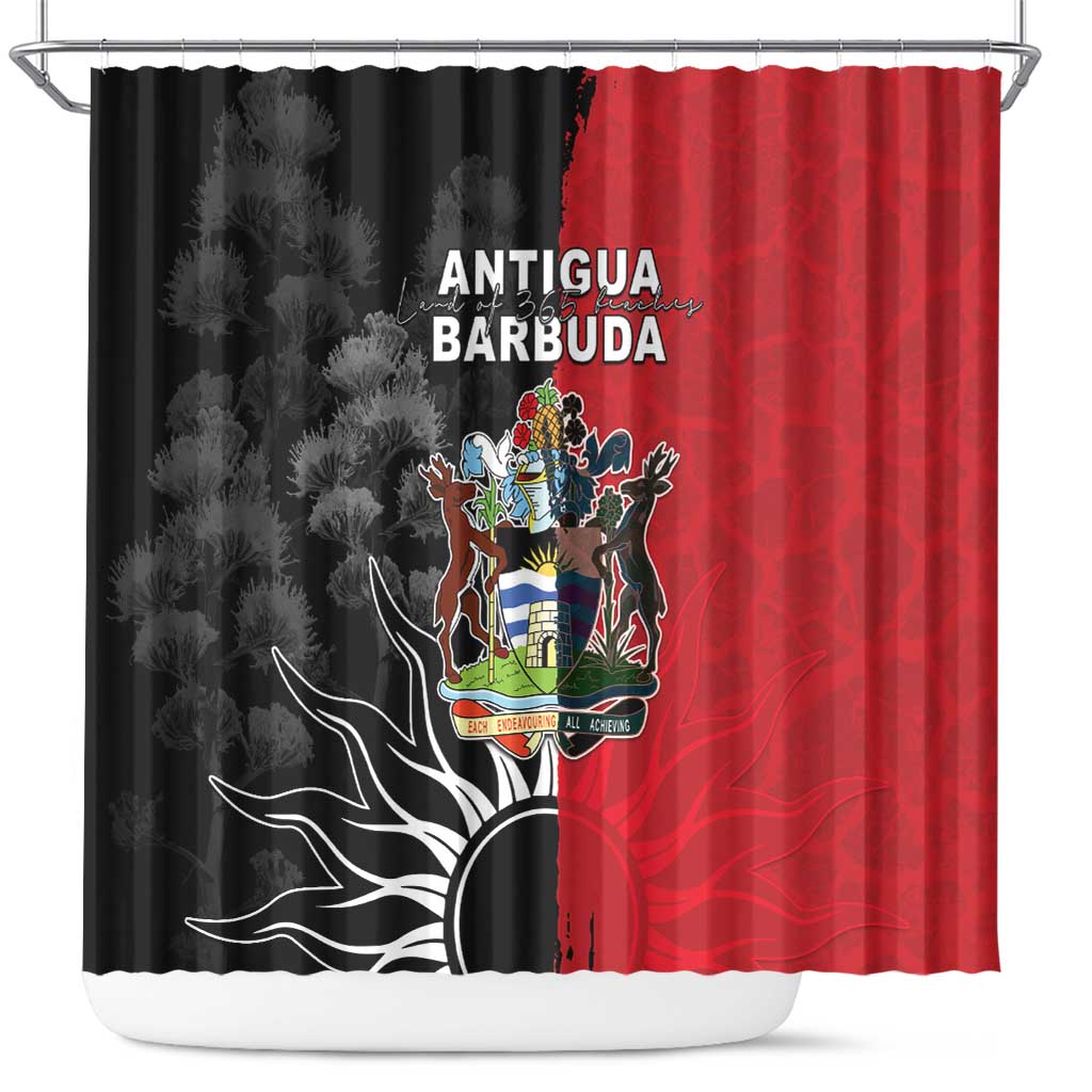 Antigua and Barbuda Shower Curtain Land Of 365 Beaches LT05