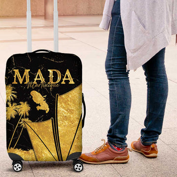Mada Martinique Luggage Cover Martinique Yole Gold LT05