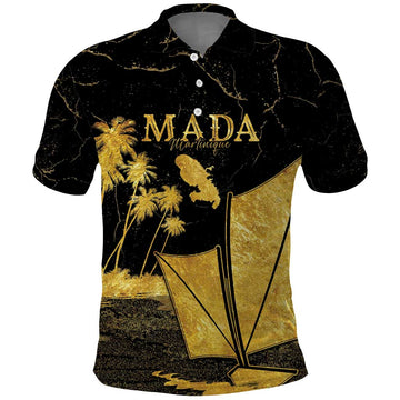 Mada Martinique Polo Shirt Martinique Yole Gold LT05