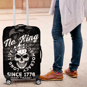 No Kings In America Luggage Cover Resist Tyranny LT05