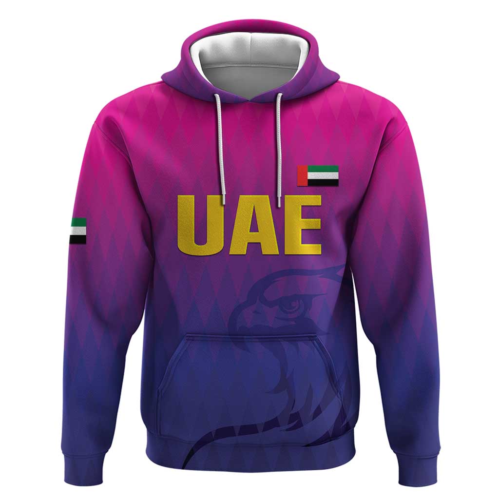 Custom United Arab Emirates Cricket Hoodie Go Champions Sporty Style LT05