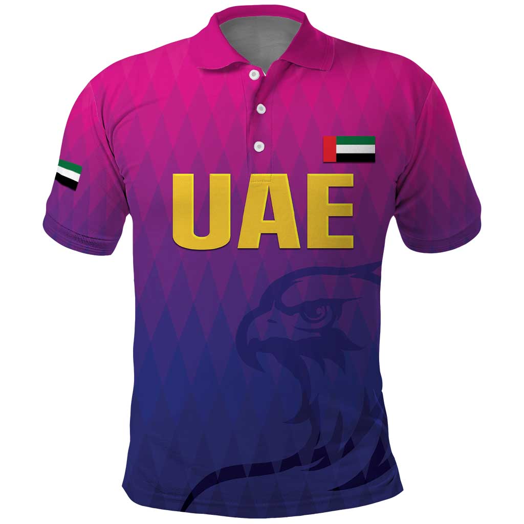 Custom United Arab Emirates Cricket Polo Shirt Go Champions Sporty Style LT05