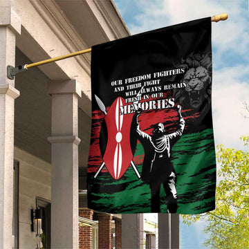 Happy Kenya Mashujaa Day Garden Flag Honour Our Heroes, Heroines LT05