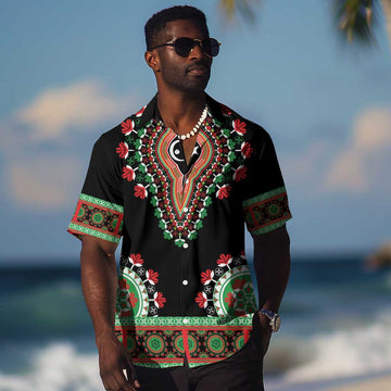 Libya Barbary Lion Hawaiian Shirt Dashiki Simple Style LT05