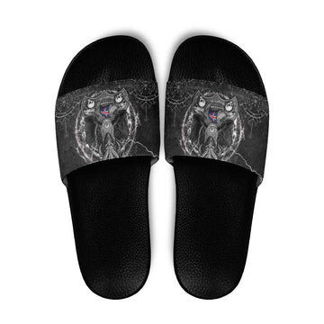 Iceland Viking Slide Sandals Odin's Raven Legacy LT05
