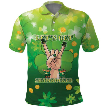 St Patrick's Day Polo Shirt Ready To Shamrock LT05