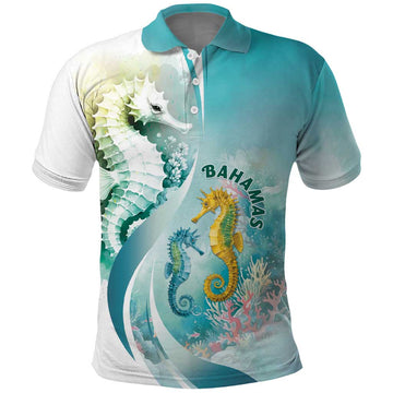 Bahamas Seahorse Polo Shirt Ocean Spirit LT05