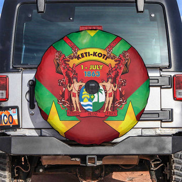 Suriname Emancipation Day Spare Tire Cover Wan Switi Keti Koti LT05