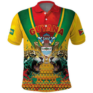 Guyana Emancipation Day Polo Shirt Guyanese And Pride LT05