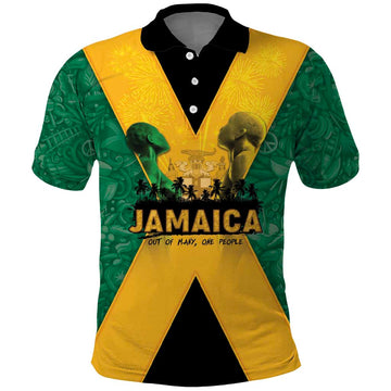 Jamaica Emancipation Day Polo Shirt Wi Likkle But Wi Tallawah LT05