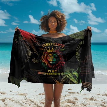Juneteenth Is My Independence Day Sarong LT05